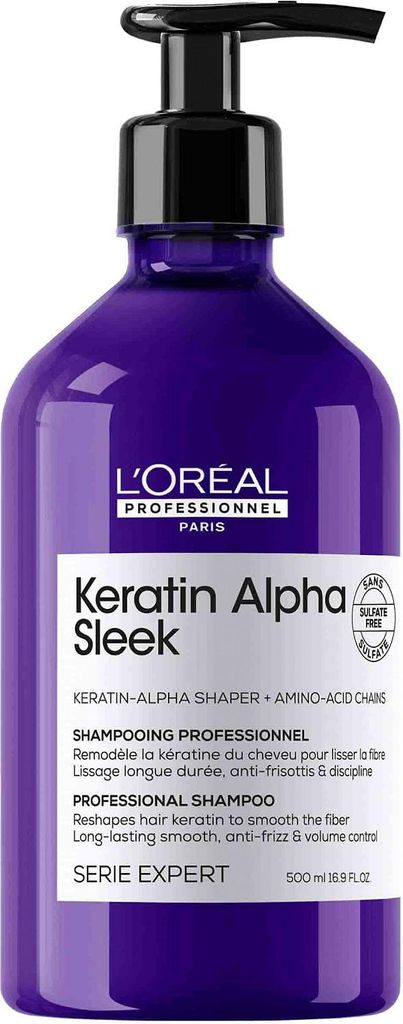 Keratin Alpha Sleek Shampoo 500 ml
