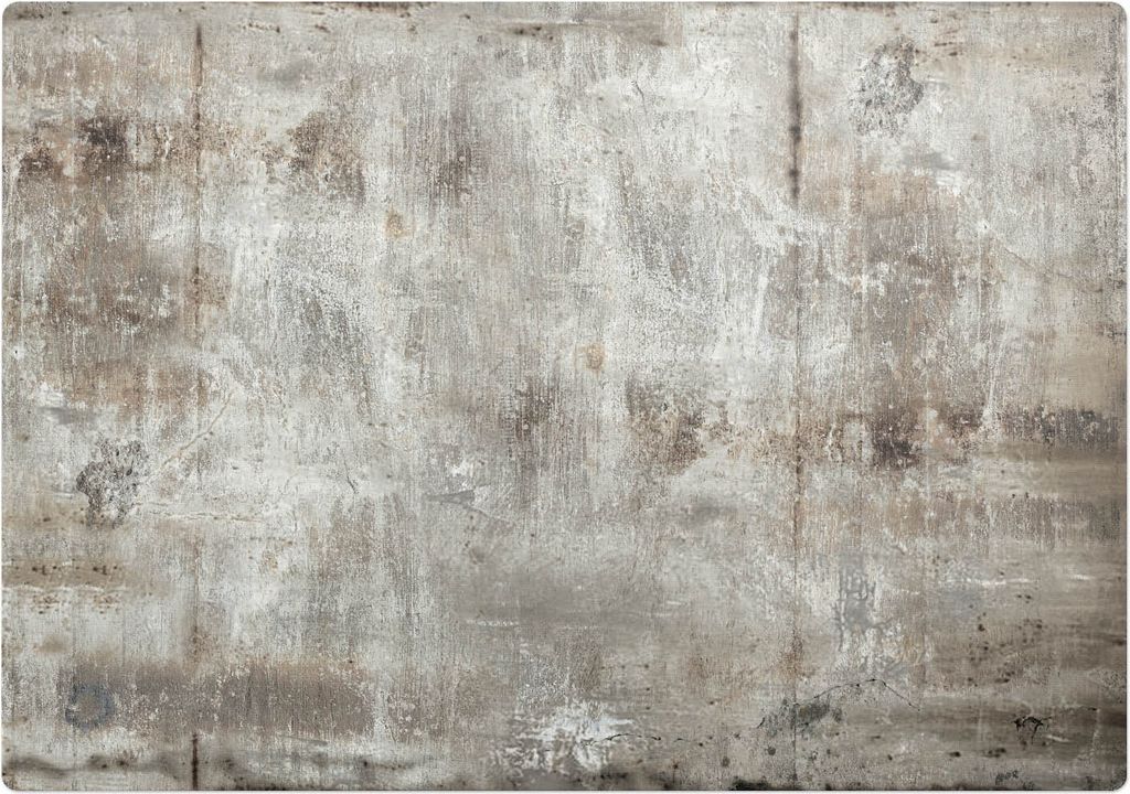 Raue Wandtextur – Bodenschutzmatte – Stuhlunterlage 100x100 cm – Rutschfest – Hartbodenmatte