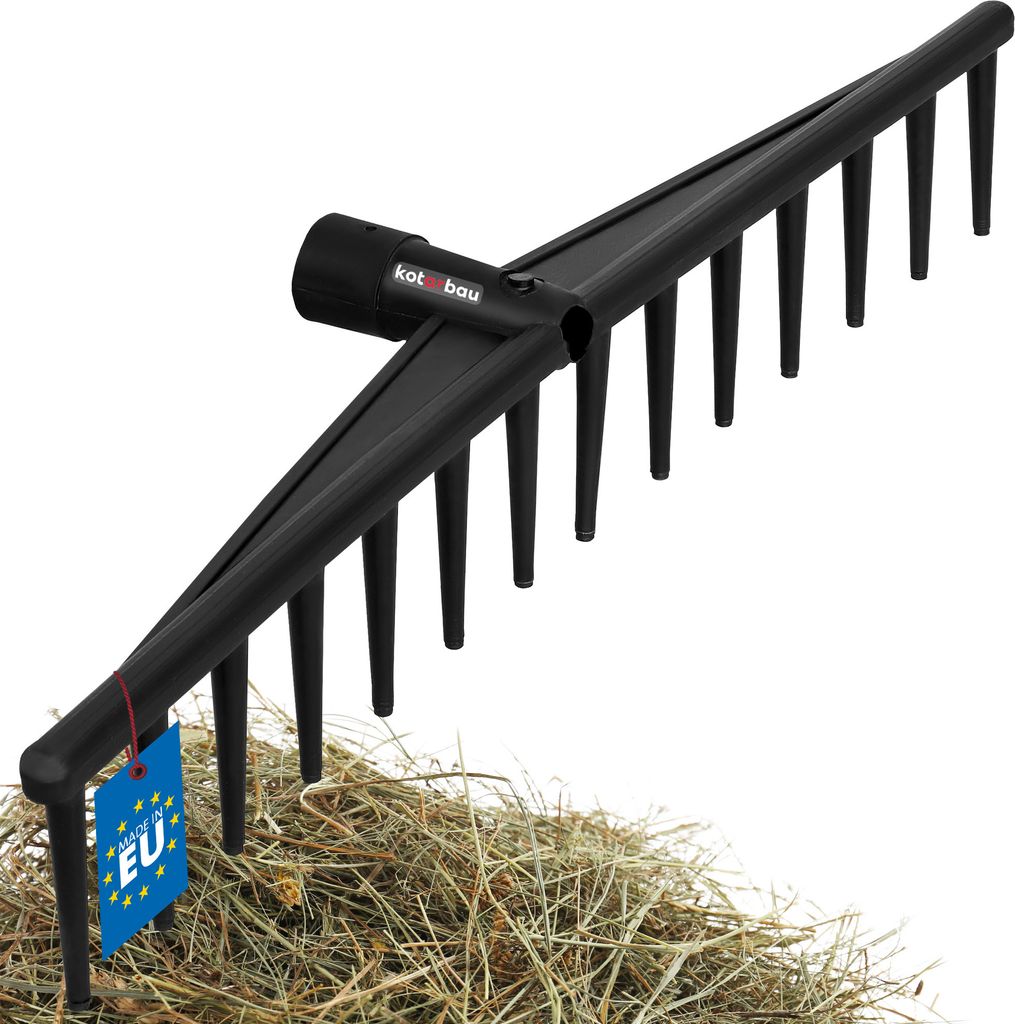 KOTARBAU® Laubrechen Kunststoff 59 cm ohne Stiel Heurechen Produktbild 