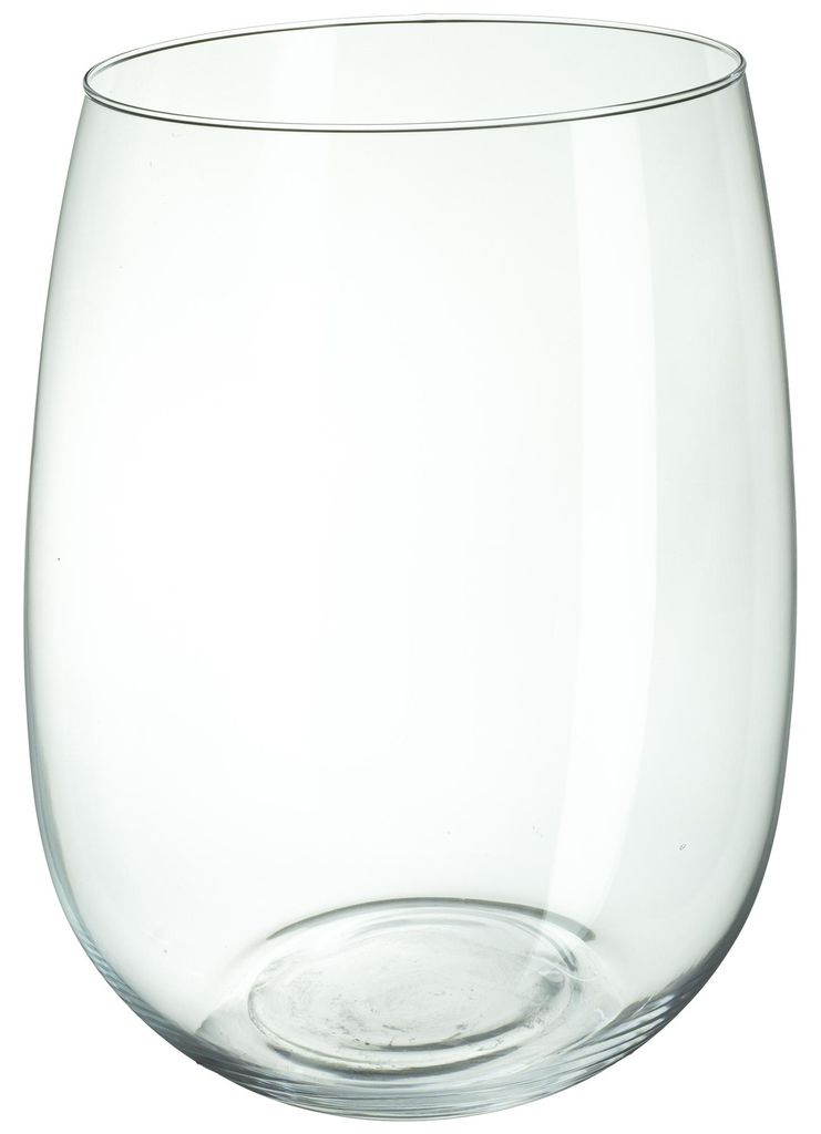 SANDRA RICH Glasvase Belly klar 33cm Produktbild 