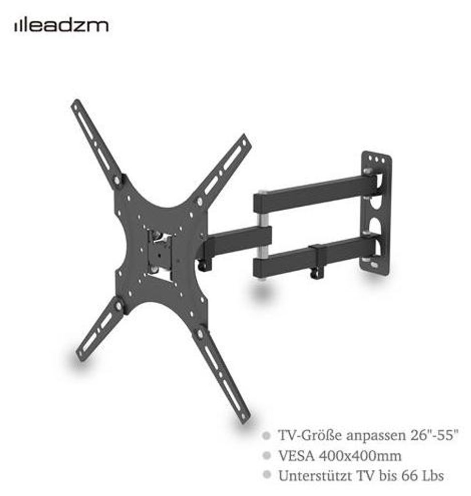 LEADZM TMX400: Supporto a parete inclinabile per TV, Immagine del prodotto 