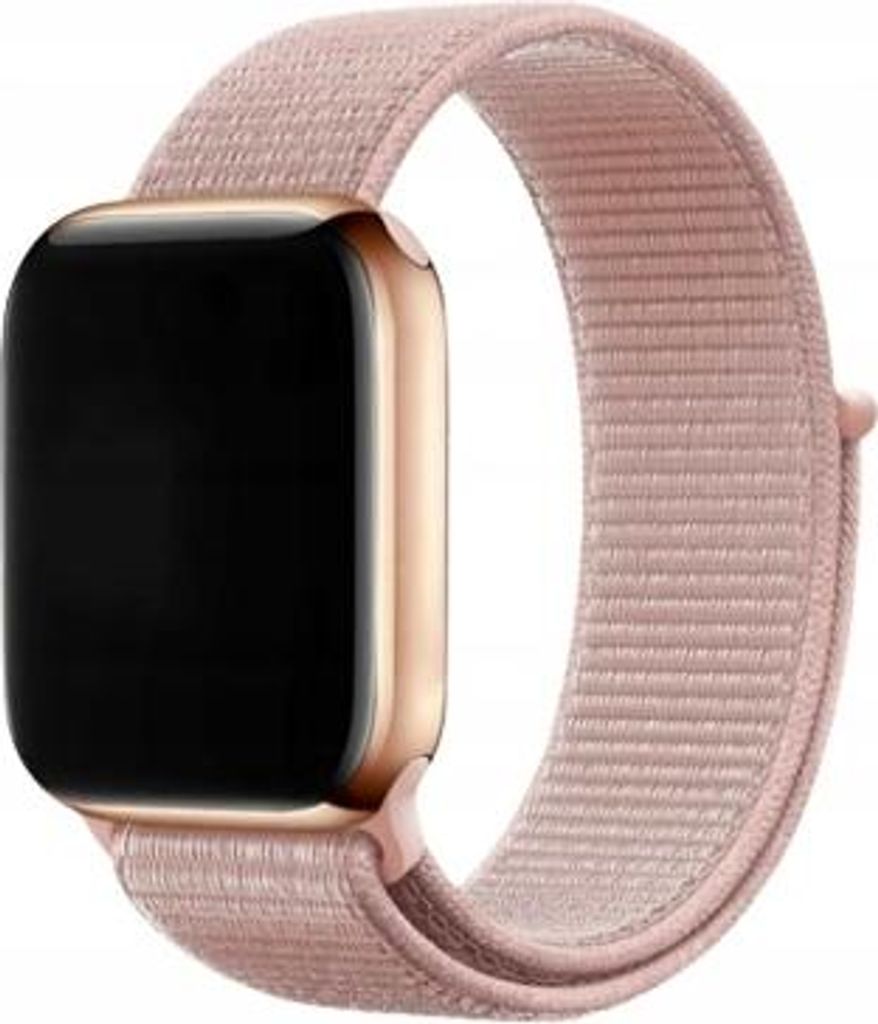 Armband für Apple Watch 1/2/3/4/5/6/7/8/9/SE 38/40 mm, modisches pinkes Material