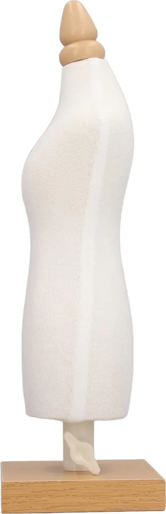 Buste de couture miniature 31cm mannequin de table pour vêtements poupée