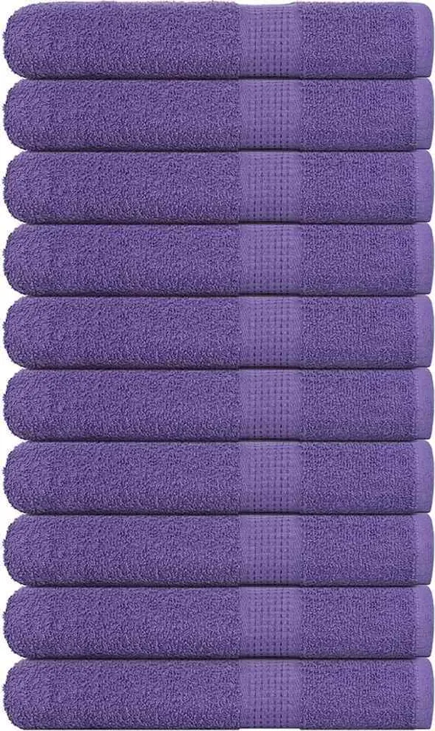 Set 10 Asciugamani FROGN Viola 80x200 - Eleganza e Benessere