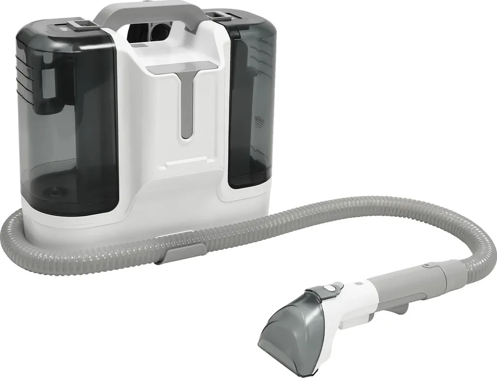 Aspirateur blanc technologie jet filaire et 6 buses pour tout nettoyer