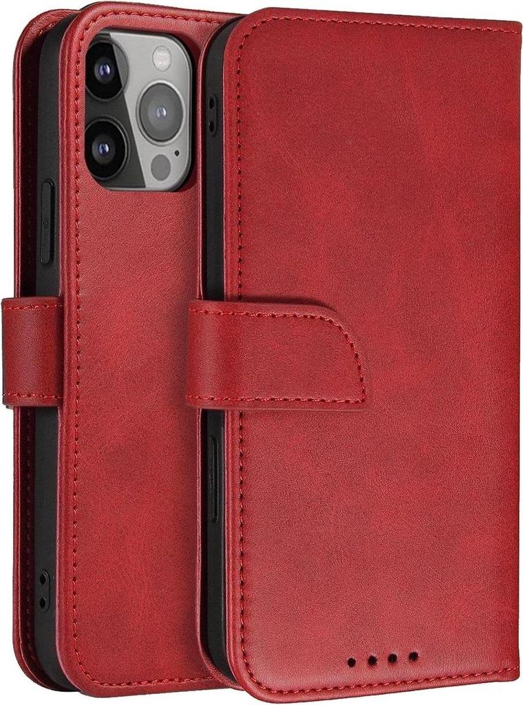 Magnethülle Mit Klappfunktion Für Samsung Galaxy S25+ - Rot