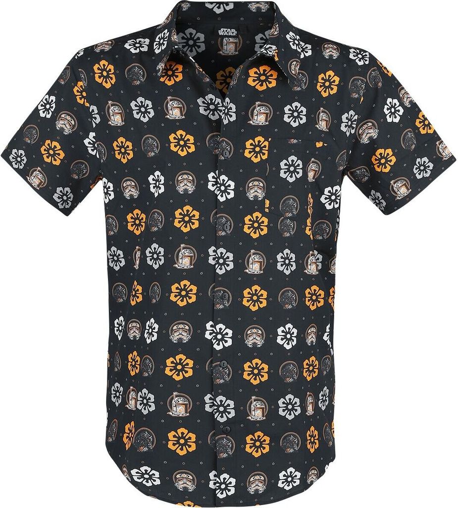 Star Wars Kurzarmhemd Herren Paisley Monger multicolor S