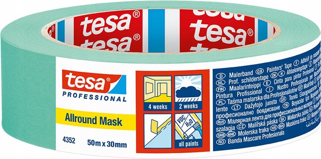 tesa Abdeckband 4 Wochen 50m x 30mm