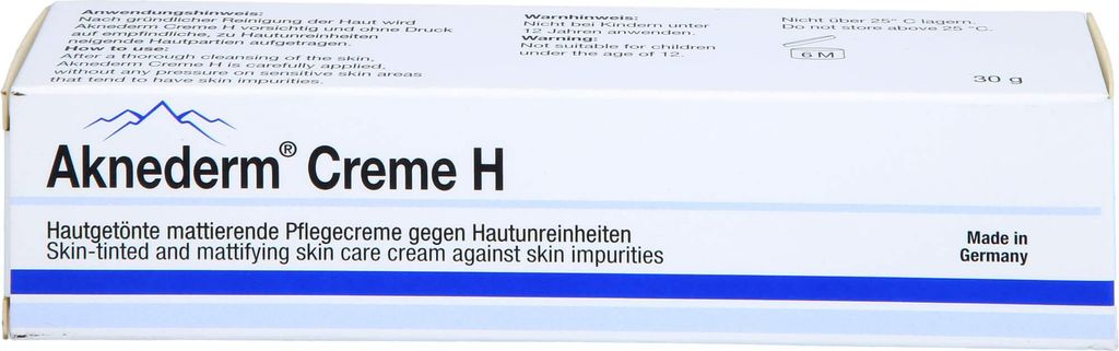AKNEDERM Creme H 30g PZN 17212255