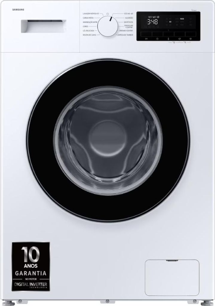 Samsung Waschmaschine WW90FG3M05AWEP 9 kg 1400 U/min Weiß Produktbild 