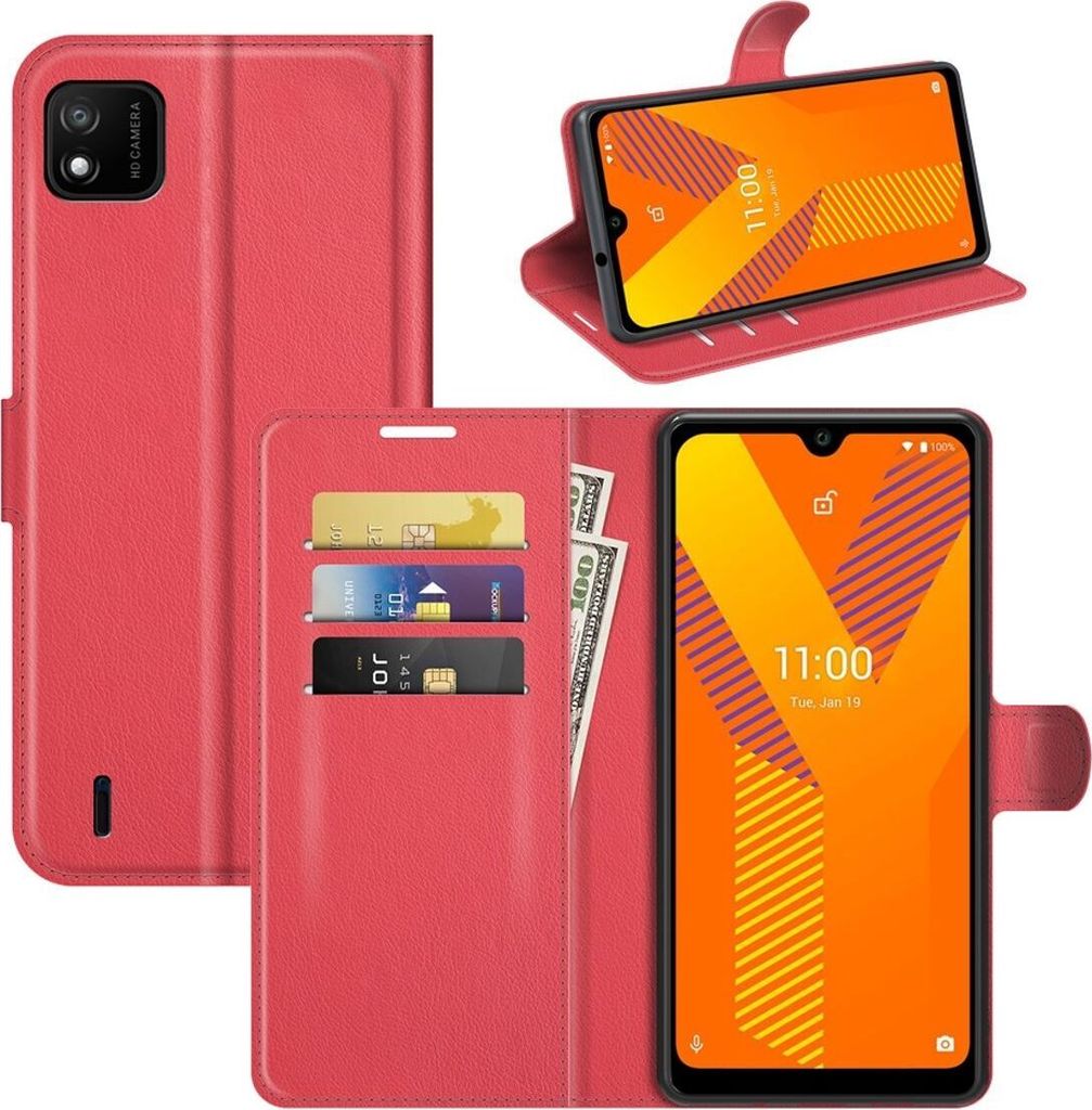 König Design Hülle kompatibel mit Wiko Y62 Kunstleder Produktbild 