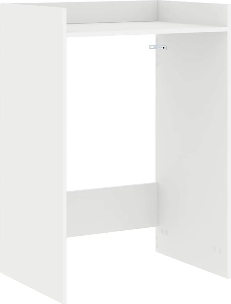 Armadio Lavatrice Bianco 67,5x48x97 cm in Legno | Mobile Salvaspazio Bagno
