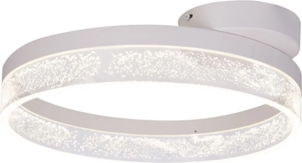 Luminaire de plafond LED pour cuisine et séjour blanc neutre 4000K 40cm