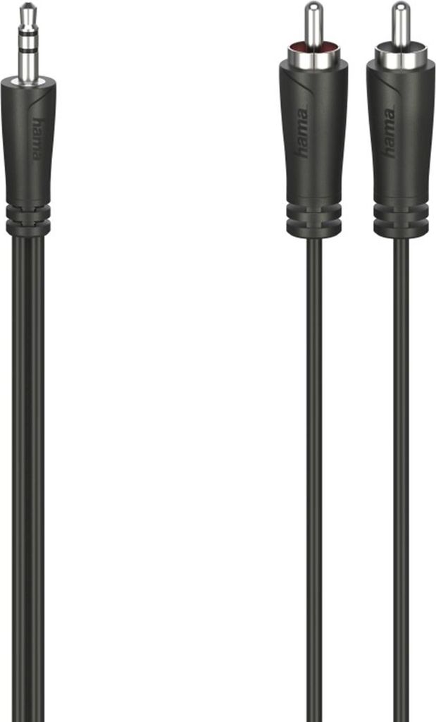 Hama Audio-Kabel 3,5mm-Klinke - 2 Cinch, Stereo, 5 m Produktbild 