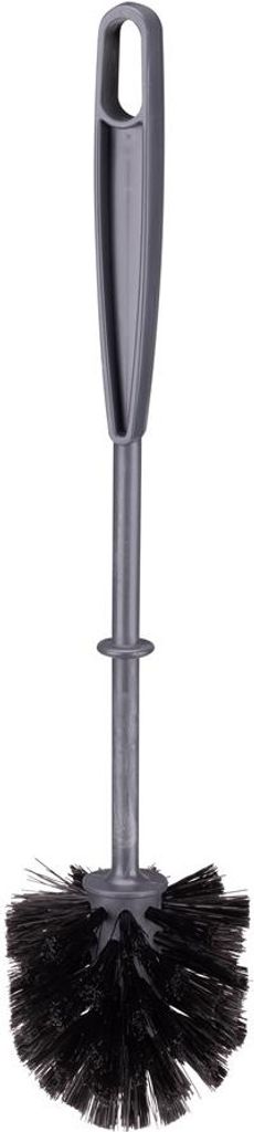 Standard-Ersatz-Toilettenbürste aus Kunststoff, 36 cm, Graphitgrau, Dunkelgrau