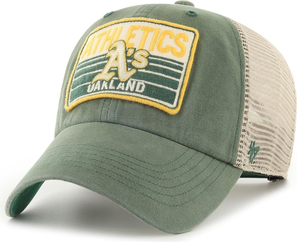 '47 Brand MLB Oakland Athletics Four Stroke CLEAN UP Cap Bottle Green