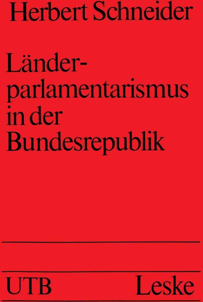 Länderparlamentarismus in der Bundesrepublik
