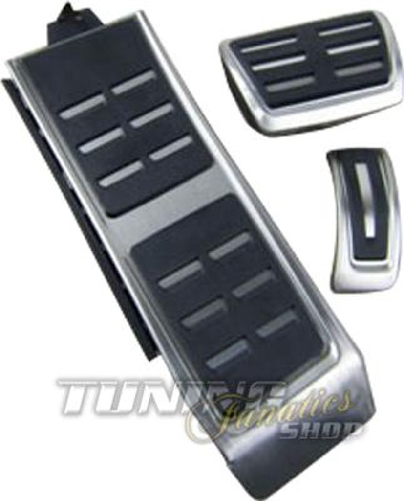 Original Pedale + Fußstütze Pedalkappen Schwarz DSG Audi A8 S8 4H ab 11/2009 -