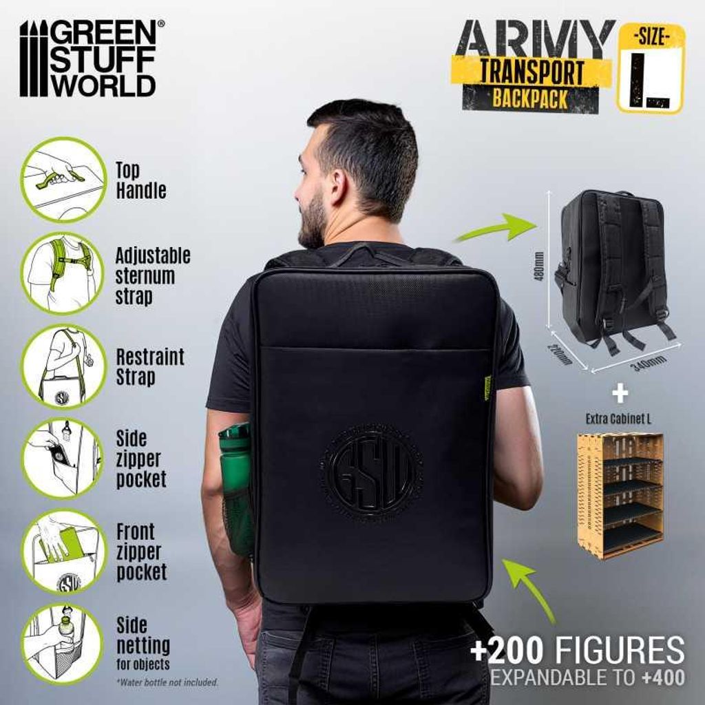 GreenStuffWorld Figurentragetasche - Rucksack L Produktbild 