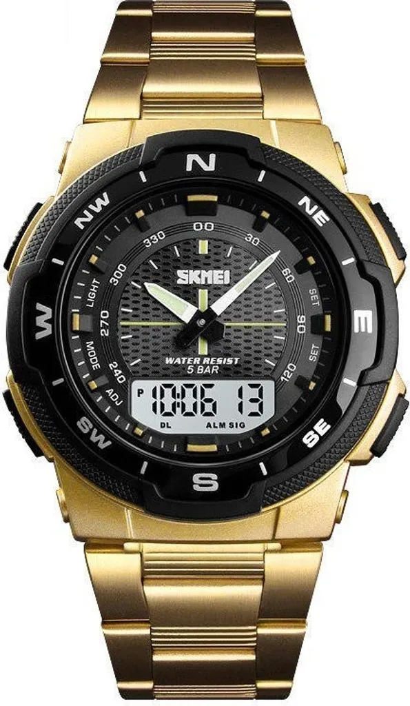 Montre SKMEI Alex Or Homme KP23718 - Design Élégant et Résistant