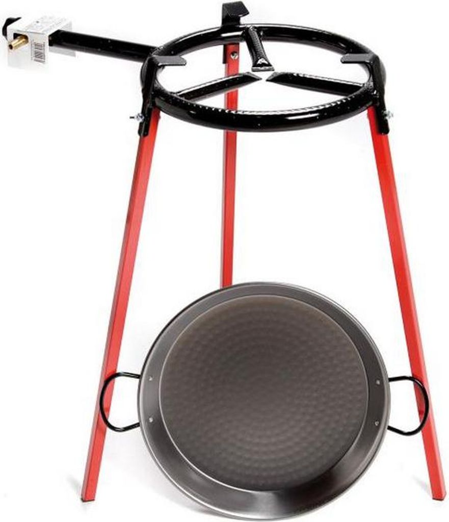 42 cm paella-geschirrset + 30 cm 3-bein-wärmer Vaello Produktbild 