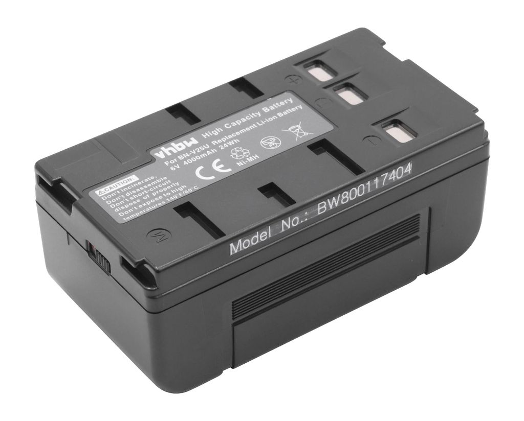 vhbw NiMH Akku 4000mAh (6V) kompatibel mit Kamera Videokamera Camcorder Siemens FA-277, FA-278, FA-292, FA-294, FA-298, FA-299