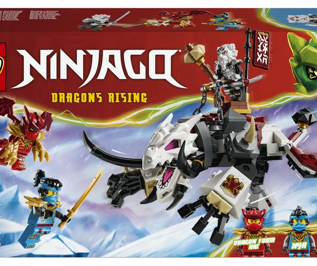 LEGO Ninjago 71863 Zilvar e Grimtak la Bestia Drago, Set da Immagine del prodotto 