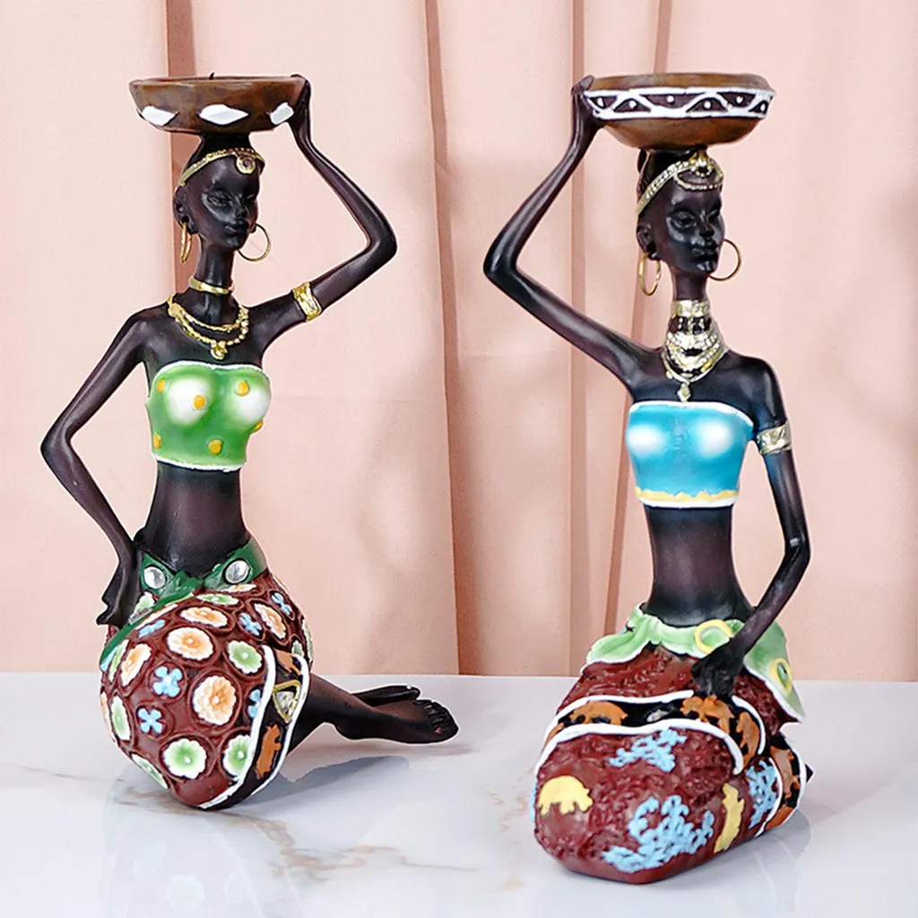Bougeoirs Statues Stables et Robustes pour Décorer un Buffet sans Risque