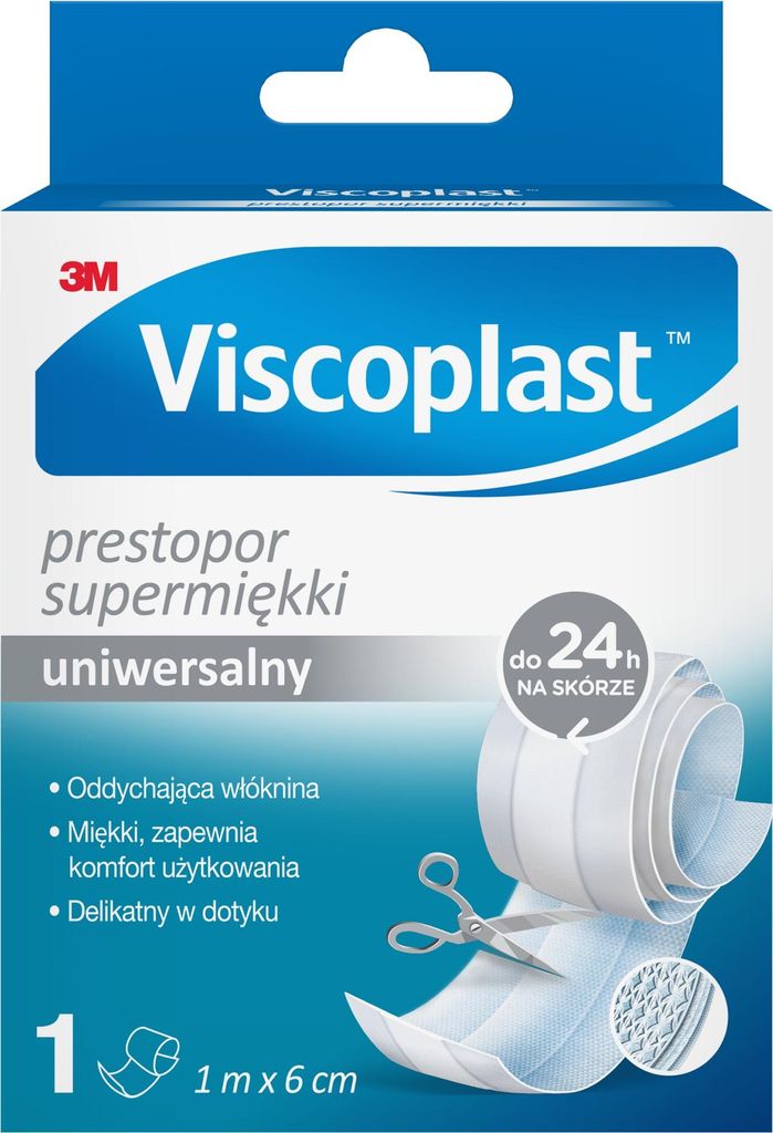 VISCOPLAST PRESTOPOR supersoft Schneidepflaster 1 mx 6 cm