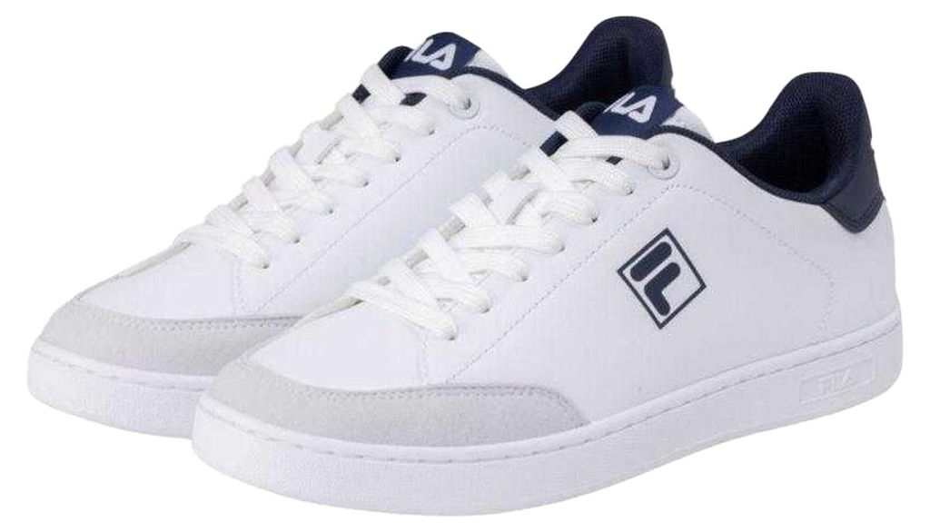Fila - "Courtbay" Sneaker für Damen PP9328 (40,5 EU) (Weiß/Dunkles Marineblau)
