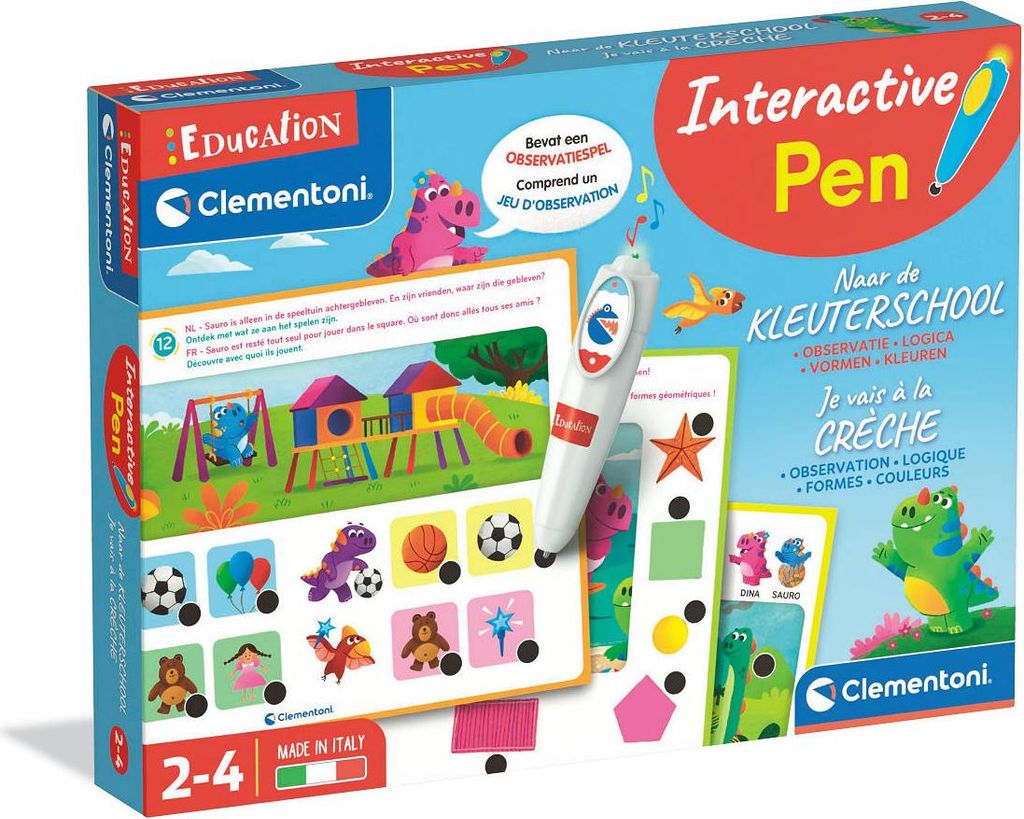 Clementoni Lernspielzeug - Interaktiver Stift für Kleinkinder und Vorschulkinder