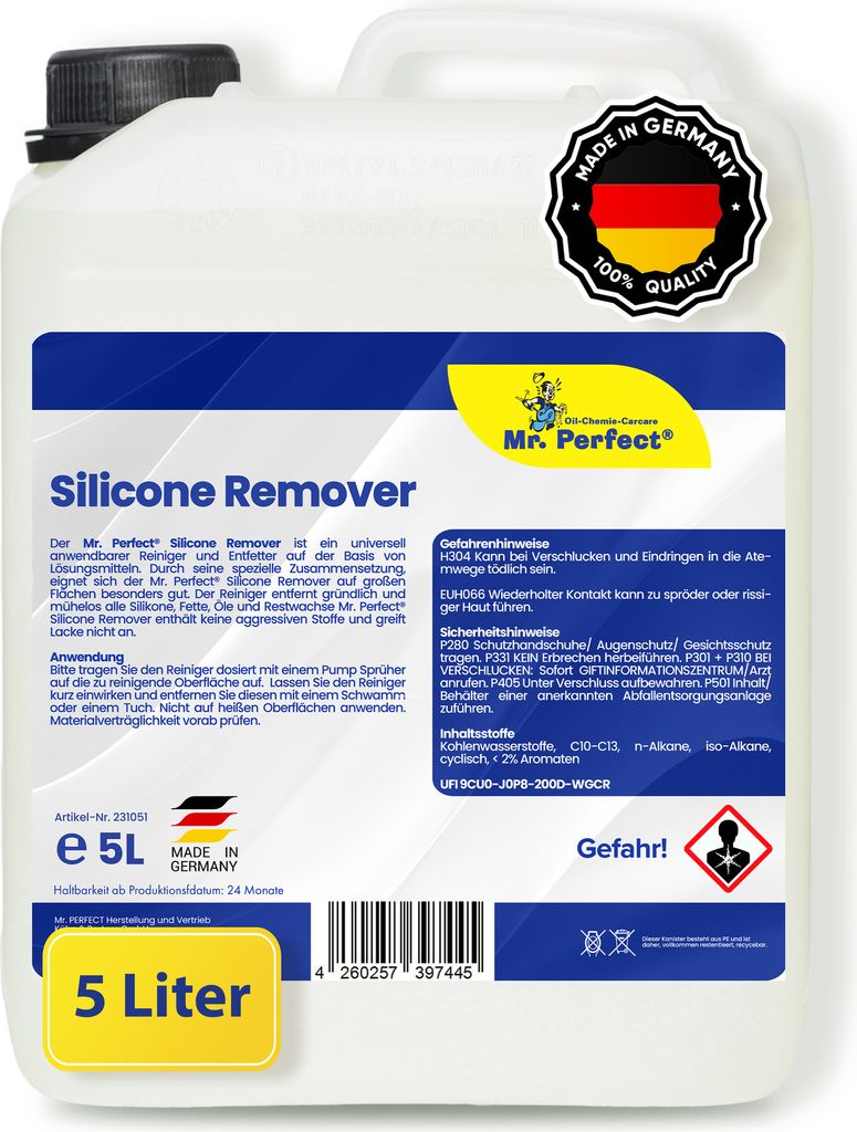 Mr. Perfect Silikonentferner 5L Silikonreiniger Entfetter Produktbild 