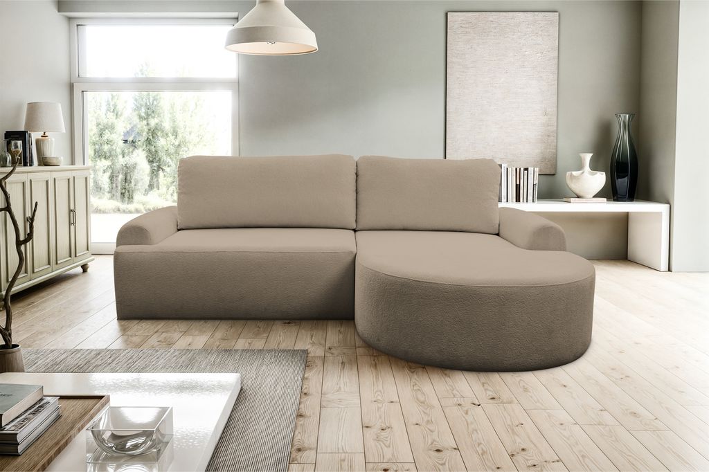 VENASI DREAM Rechts Ecksofa mit Schlaffunktion und Produktbild 