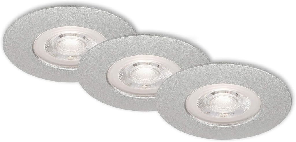 Briloner LED Einbauleuchte Kulana chrom-matt Ø 9 cm Produktbild 