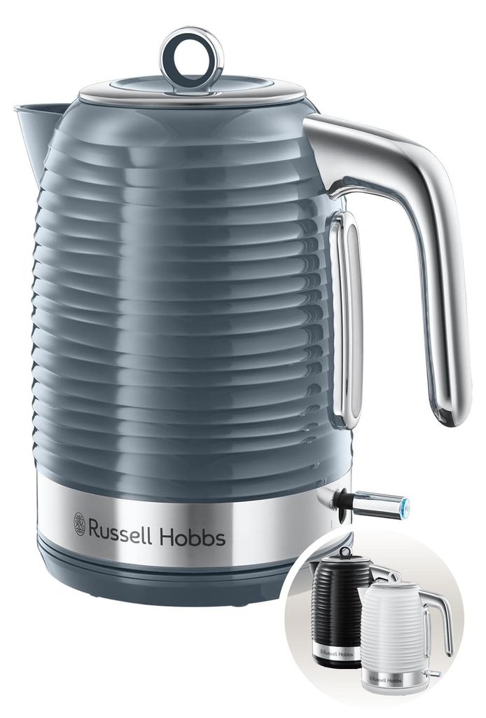 Russell Hobbs Wasserkocher Inspire, Grau, 1,7 l, 2400 Watt Produktbild 