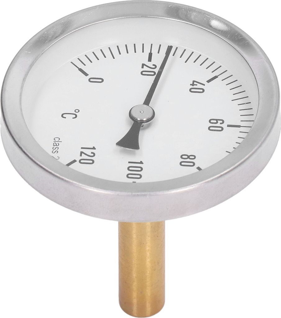 63mm Zeigerthermometer Grill-Zeigerthermometer 0?120C Bimetall-Temperaturanzeige zum Kochen