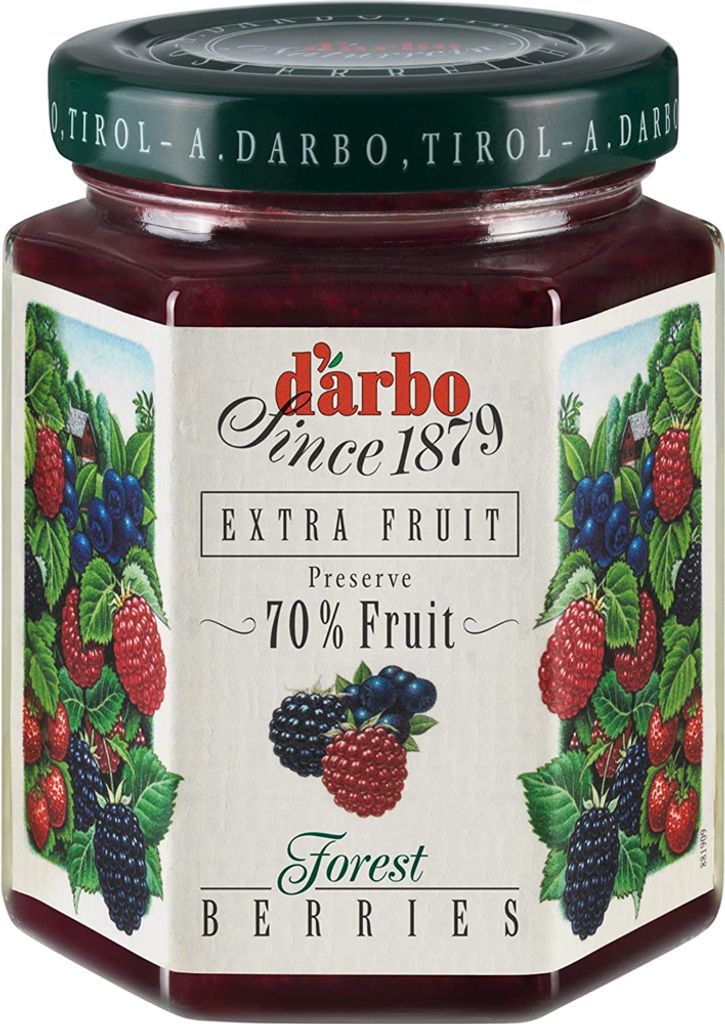 Darbo Waldbeeren Fruchtaufstrich Naturrein fruchtreich Produktbild 