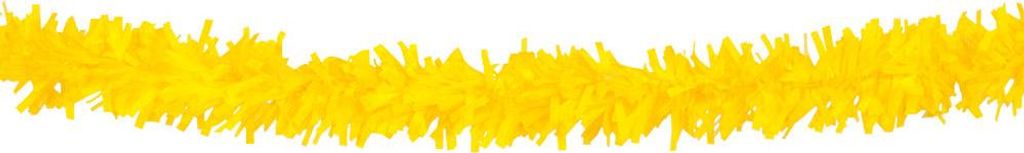 Geburtstags Party Deko Lametta Girlande gelb 10m