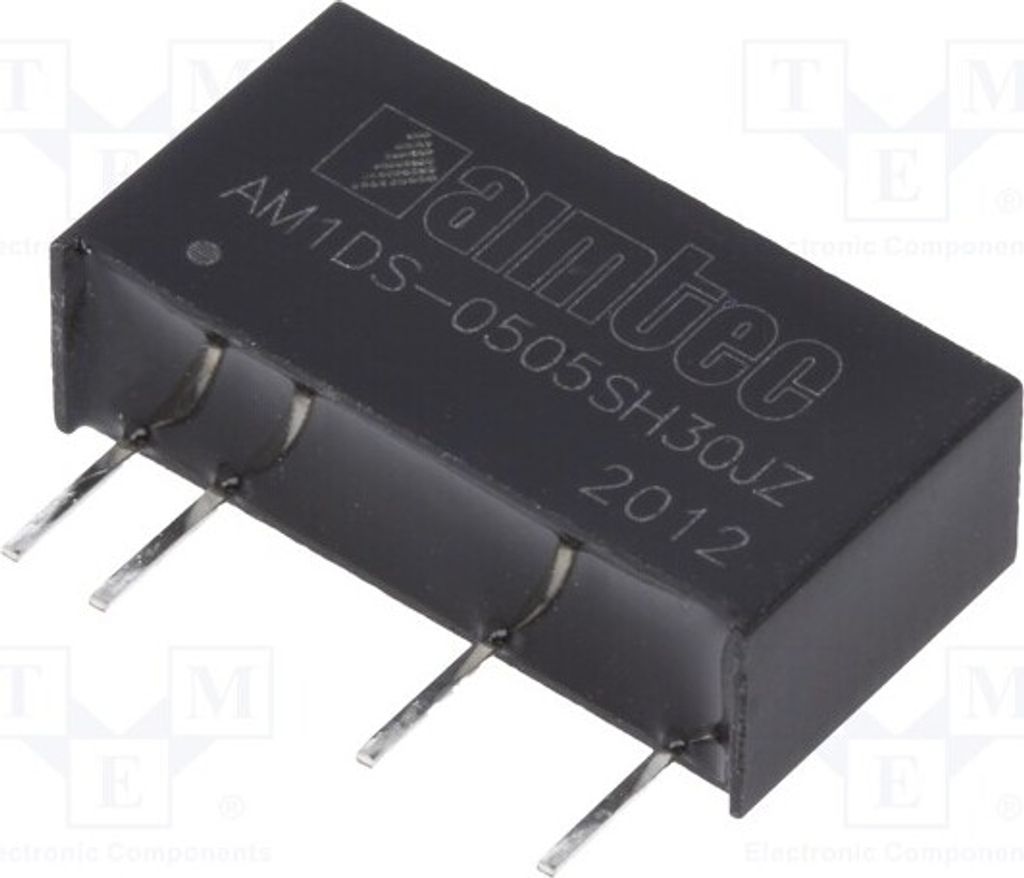 1x Wandler: DC/DC 1W SIP7 5VDC UEing: 4,5÷5,5V IAusg: 200mA 2,3g AM1DS-0505SH30JZ DC