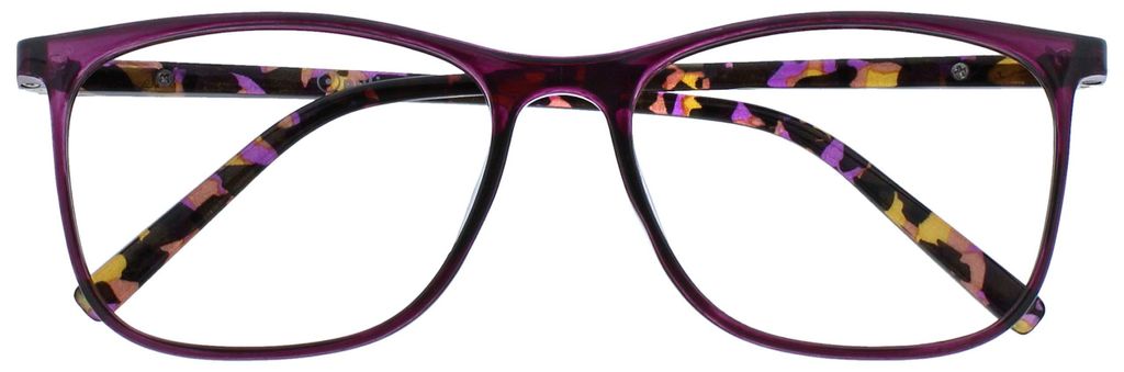 OPULIZE Arc Lesebrille Stilvolle Schlank Rechteckig Rahmen Produktbild 