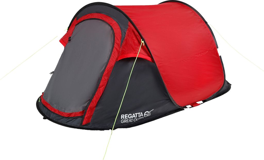 Regatta - Pop-Up-Zelt "Malawi", 2 Personen RG11851 (Einheitsgröße) (Meliert)