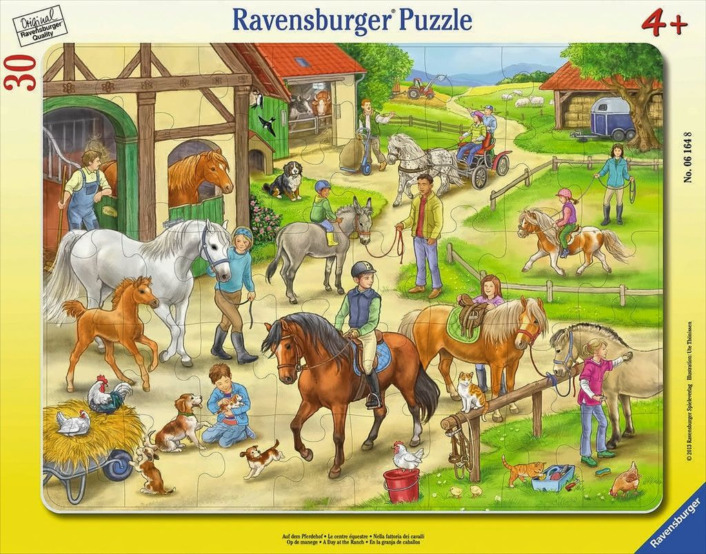 Ravensburger 6164 Ravensburger Nella fattoria dei cavalli Immagine del prodotto 