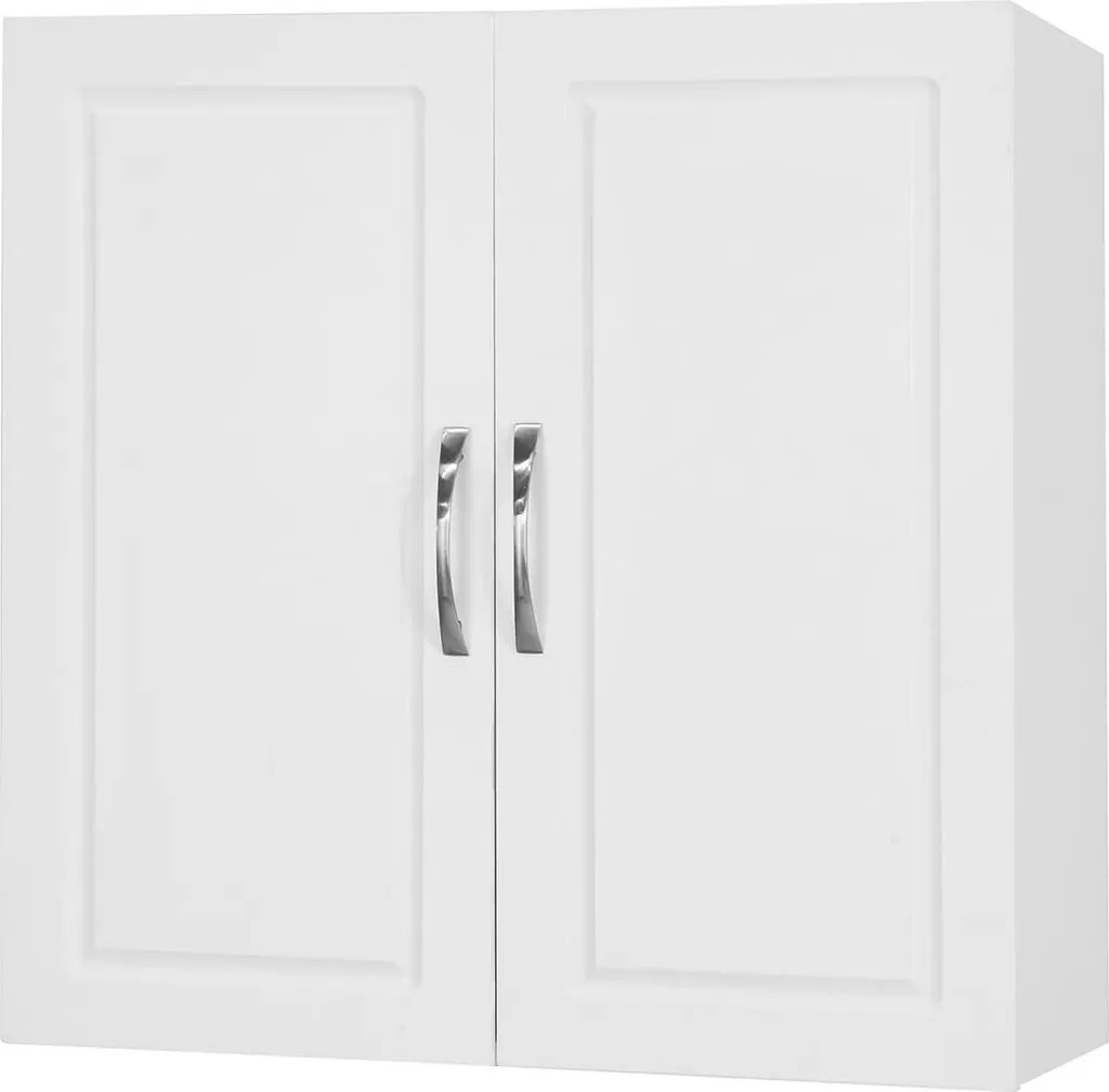 Armoire murale Rootz blanche double porte pour cuisine et salle de bain