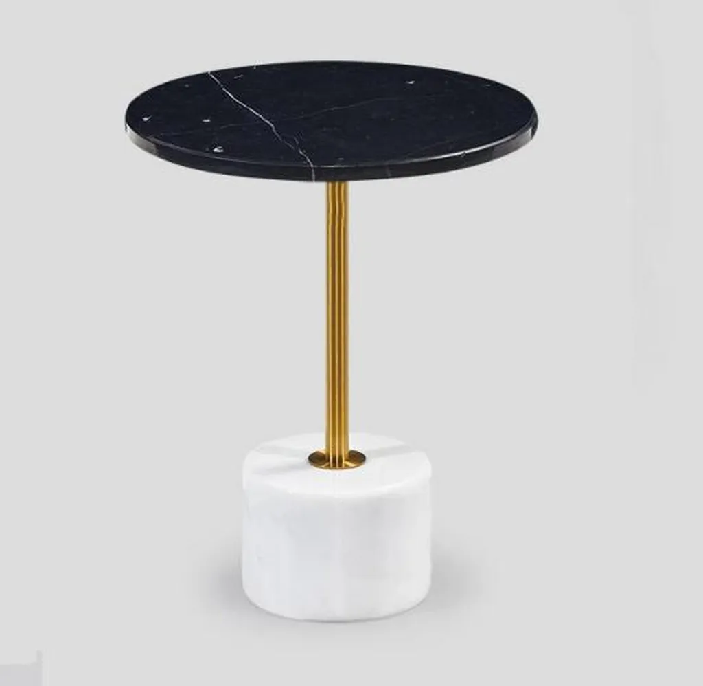 Table d'appoint marbre robuste et stable pour remplacer vos vieux meubles