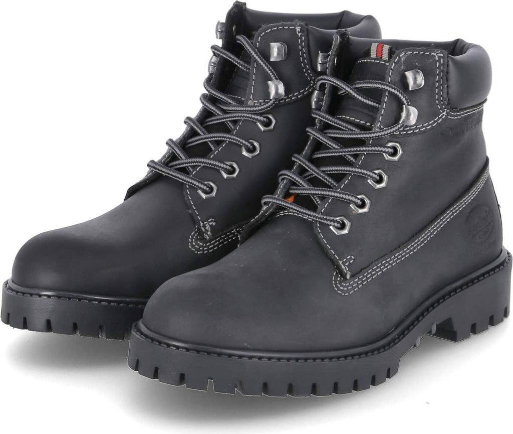 Dockers Winterstiefeletten Damen Leder Schwarz Größe: 39 Produktbild 