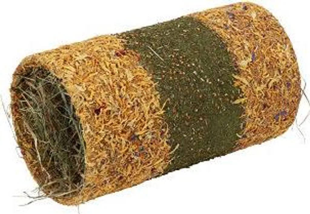 Tunnel de foin aux herbes pour lapin et cochon d'Inde, format L 30 cm