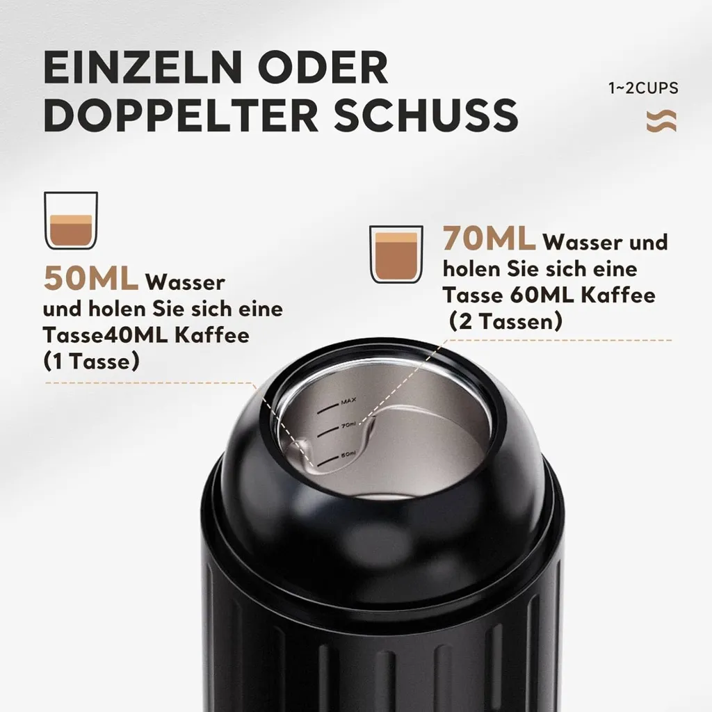 Machine expresso de voyage rechargeable ZELURXX compatible Nespresso - 3