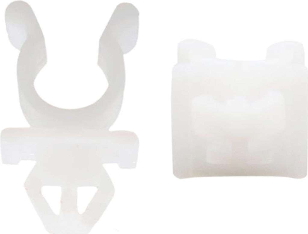 30 Stück weißer Plastikniet Hauben Stab Klipp Stützklammer Halter 9mm für Auto de