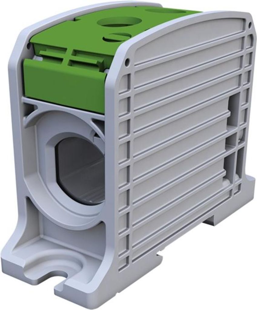 Gewindeschienenverbinder SIMBLOCK STB 185 - Al/Cu, 87810, grün