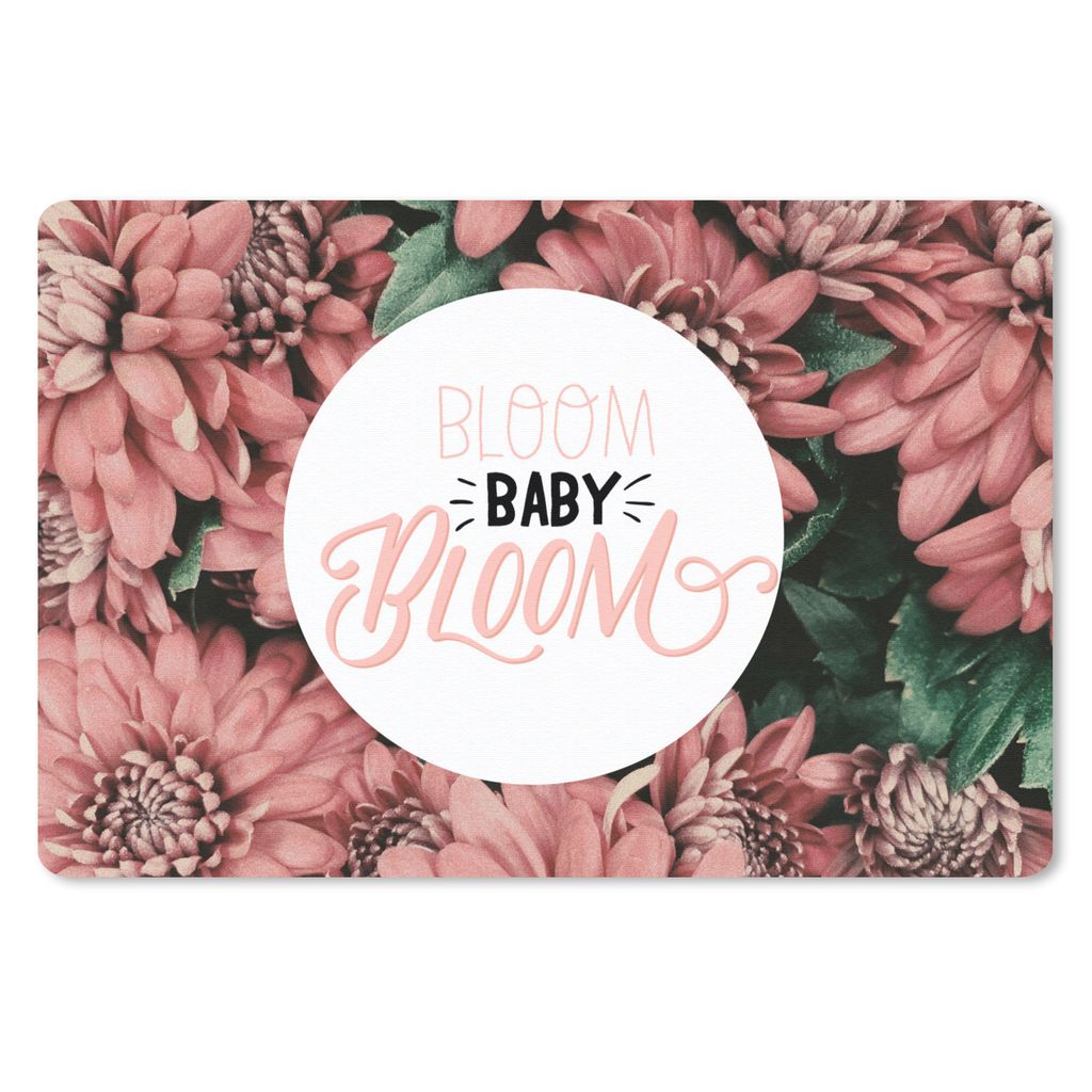 MuchoWow Mauspad Mousepad Bloom baby bloom' - Sprichwörter - Zitate 27x18 cm - Mousepads - Maus Mat - Pad - Mausunterlage - Büroartikel - Desk ...